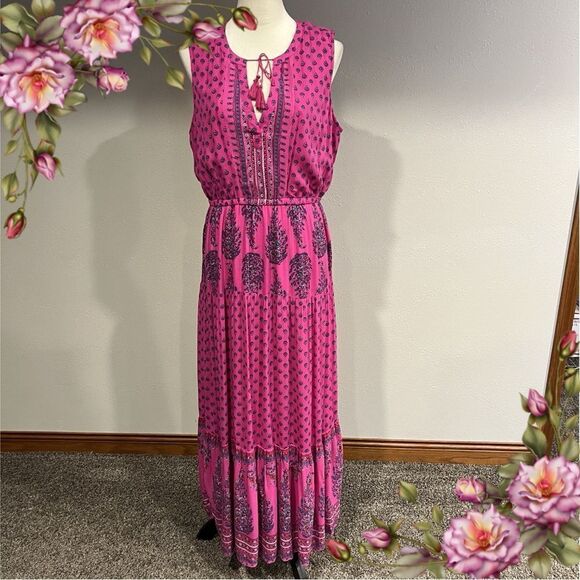 Old Navy sleeveless maxi dress size Large - Picture 1 of 12